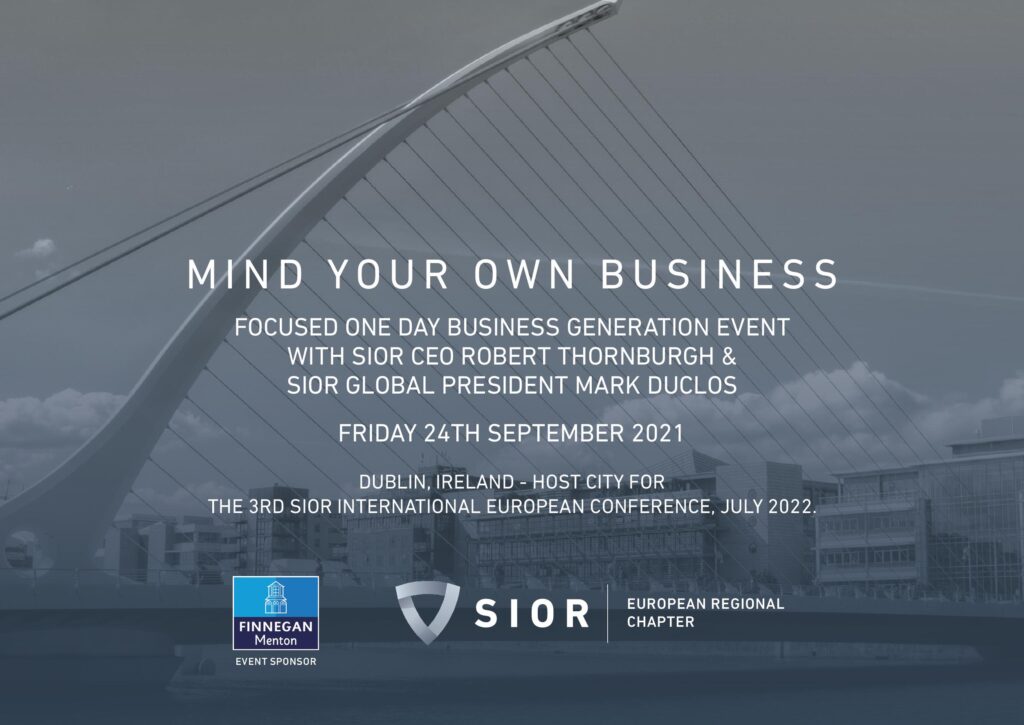 Modesta Real Estate am „SIOR Mind your own business" Event in Dublin