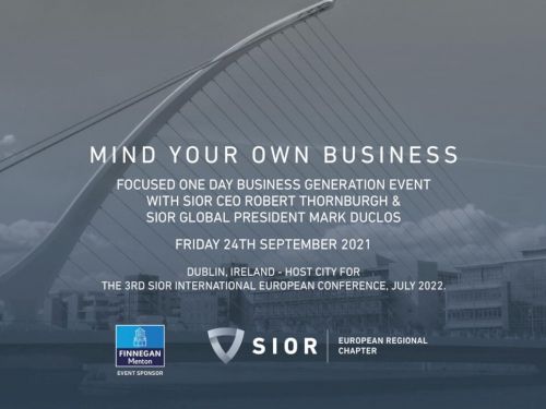 Modesta Real Estate am „SIOR Mind your own business" Event in Dublin